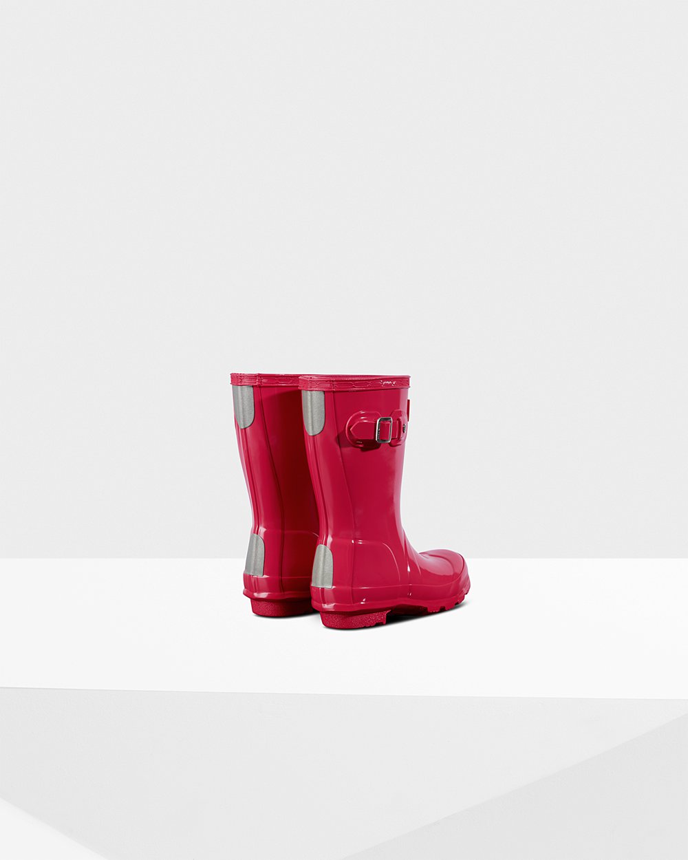 Kids Hunter Original Little Gloss | Rain Boots Pink | NZ-94352-WPDQ